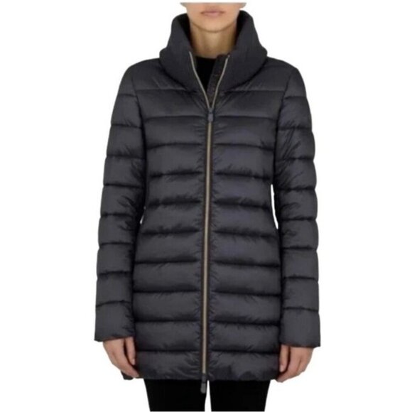 SAVE THE DUCK Women’s Katelyn Water Repellent Puffer Jacket Grey - Picture 2 of 10